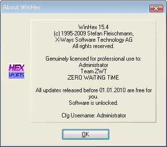 X-Ways WinHex 15.4