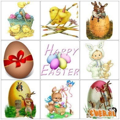 Happy Easter Icons