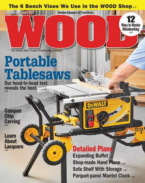 Wood Magazine №285 November ноябрь 2022