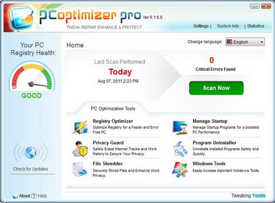 PC Optimizer Pro 6.1.6.6