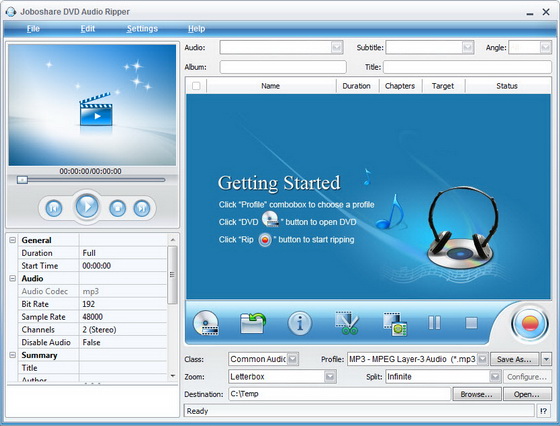 Joboshare DVD Audio Ripper 3.2.5.1219