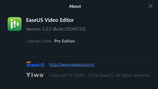 EaseUS Video Editor Pro