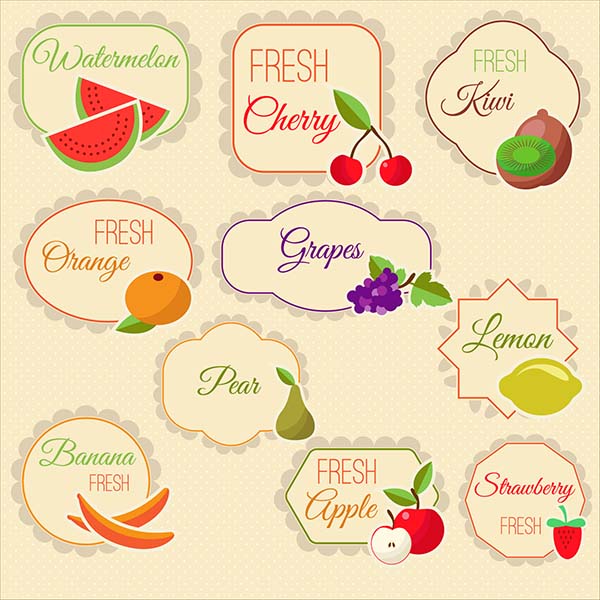 Fruit stickers (Cwer.ws)