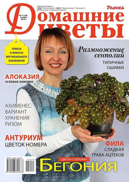 Домашние цветы №11 2015