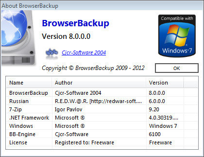 BrowserBackup Pro 8.0.0.0