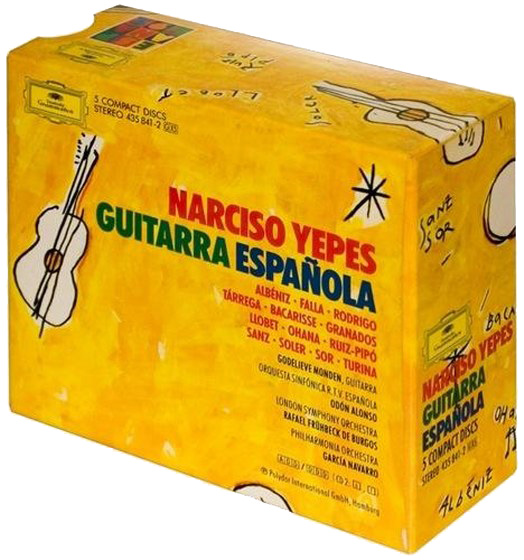скачать Narciso Yepes. Guitarra Espanola: 5CD box (1992)