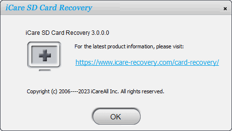 iCare SD Memory Card Recovery 3.0