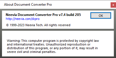 Portable Neevia Document Converter Pro 7.4.0.205