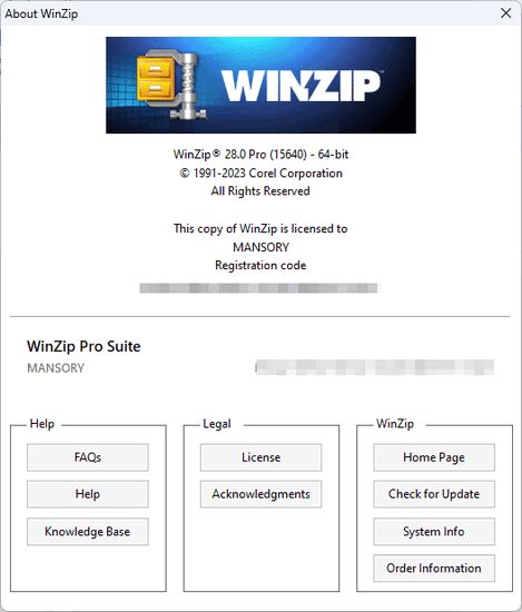 WinZip Pro 28.0 Build 15640