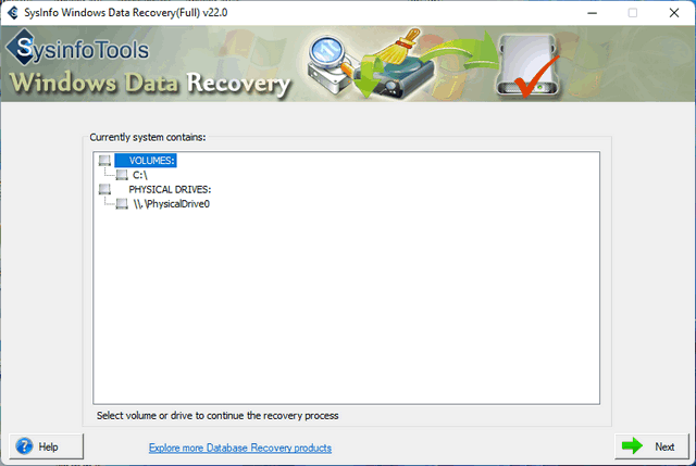 SysInfoTools Windows Data Recovery 22.0
