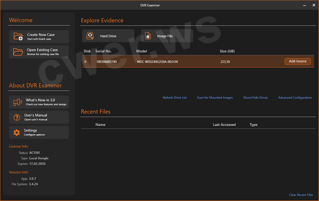 DVR Examiner 3.0.7