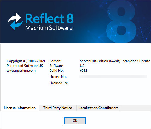Macrium Reflect 8.0.6392 Workstation / Server Plus + Portable