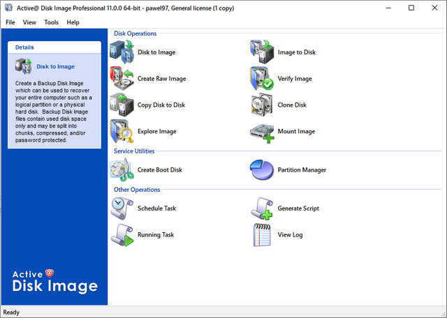 Active Disk Image Professional 11.0.0