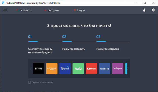 FlixGrab 5.1.18.416 Premium + Portable + Rus