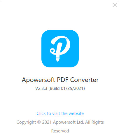 Apowersoft PDF Converter 2.3.3.10125