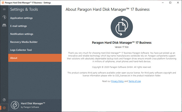 Paragon Hard Disk Manager 17 Business 17.16.6