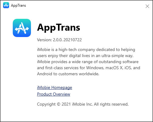 AppTrans Pro 2.0.0.20210722