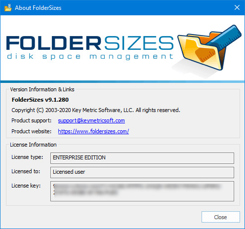FolderSizes 9.1.280 Enterprise Edition