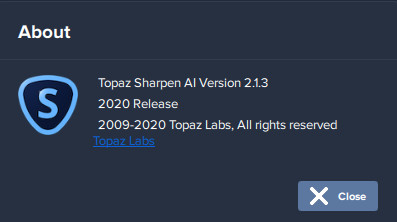 Topaz Sharpen AI 2.1.3