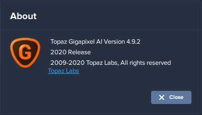 Topaz Gigapixel AI 4.9.2