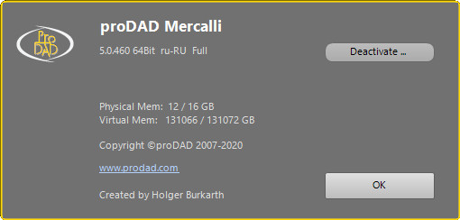 proDAD Mercalli V5 SAL+ 5.0.460.2