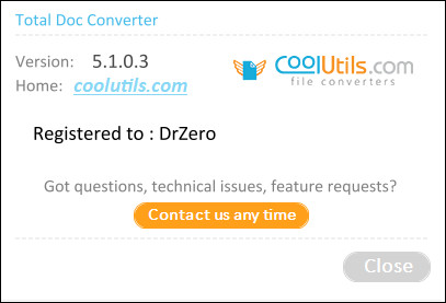 Coolutils Total Doc Converter 5.1.0.3