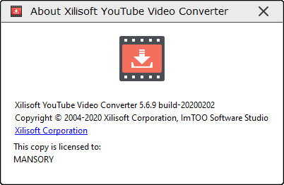 Xilisoft YouTube Video Converter 5.6.9 Build 20200202