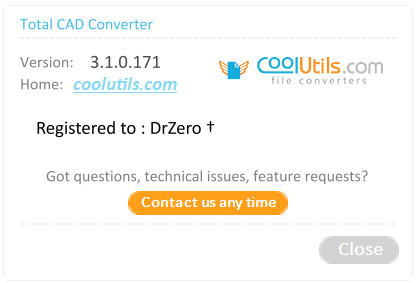CoolUtils Total CAD Converter 3.1.0.171