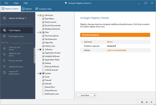 Auslogics Registry Cleaner Professional 8.0.0.1