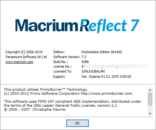 Macrium Reflect 7.2.4398 Workstation