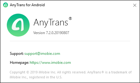 AnyTrans for Android 7.2.0.20190807