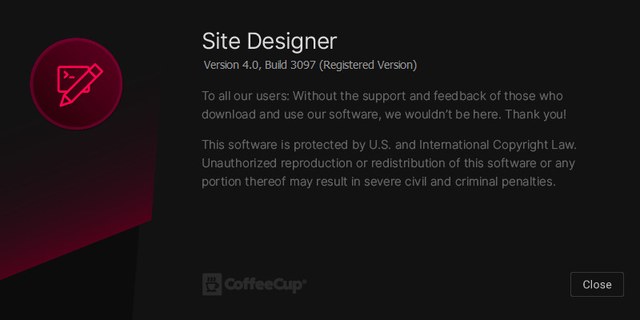 CoffeeCup Responsive Site Designer 4.0 Build 3097