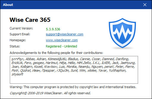 Wise Care 365 Pro 5.3.9 Build 536 + Portable