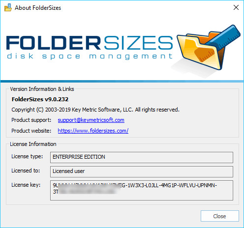 FolderSizes 9.0.232 Enterprise Edition