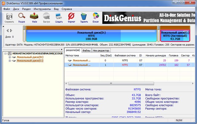 DiskGenius Professional 5.0.0.589 Portable