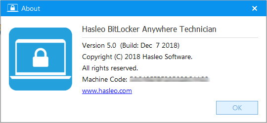 Hasleo BitLocker Anywhere 5.0 Professional / Enterprise / Technician