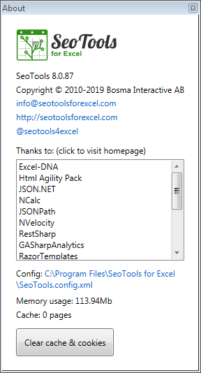 SeoTools for Excel 8.0.87