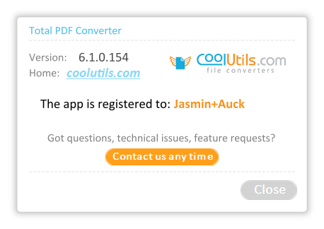 Coolutils Total PDF Converter 6.1.0.154