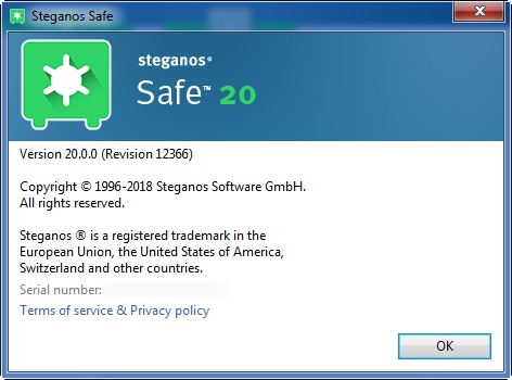 Steganos Safe 20.0.0 Revision 12366