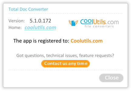 CoolUtils Total Doc Converter 5.1.0.172