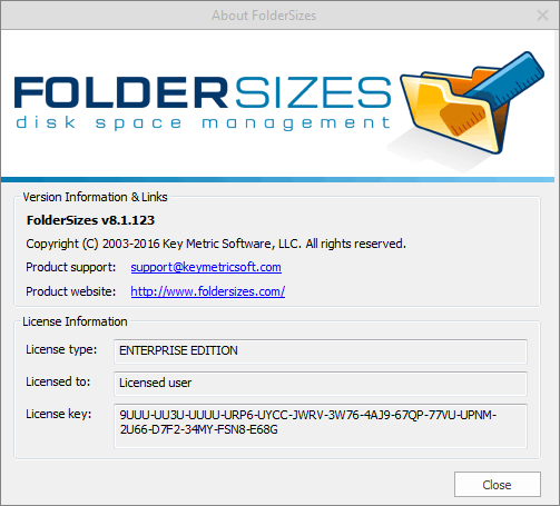 FolderSizes 8.1.123 Enterprise Edition + Portable