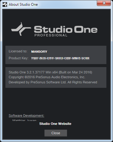 PreSonus Studio One Pro 3.2.1.37177