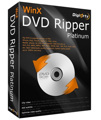 WinX DVD Ripper Platinum 8.5.0.192
