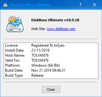 DiskBoss Ultimate / Enterprise 10.9.18
