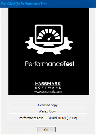 PassMark PerformanceTest 9.0 Build 1032