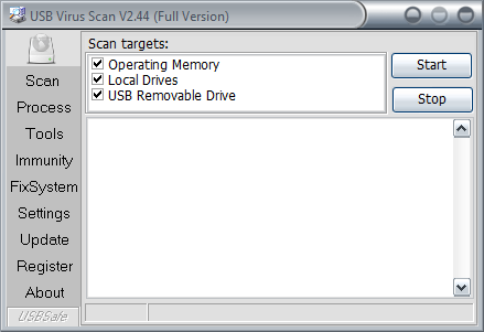 USB Virus Scan 2.4.4 Build 0712