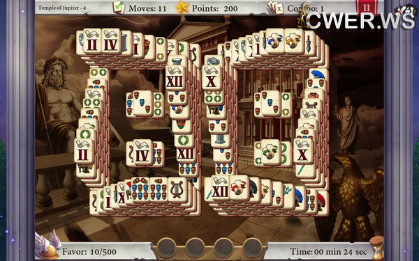 скриншот игры Heaven of Rome Mahjong