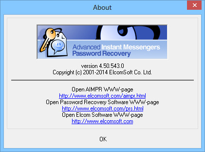 Elcomsoft Advanced IM Password Recovery