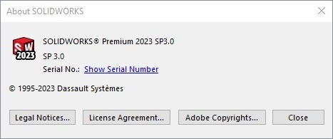 SolidWorks Premium Edition 2023 SP3