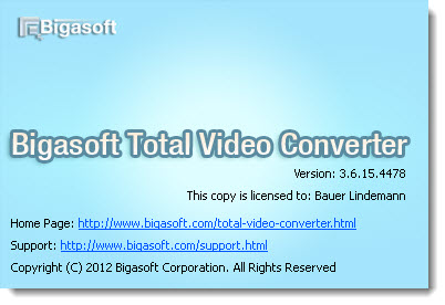 Bigasoft Total Video Converter 3.6.15.4478